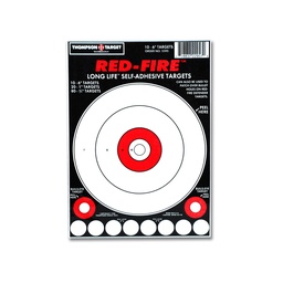 [5595-250] Red-Fire 6.5&quot;x9&quot; Adhesive Targets (Bulk 250 Pack)