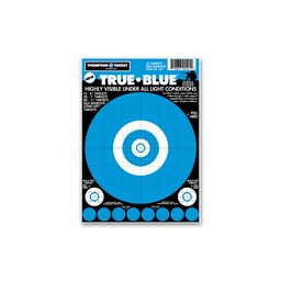 [5521-250] True-Blue 6.5&quot;x9&quot; Adhesive Targets (Bulk 250 Pack)