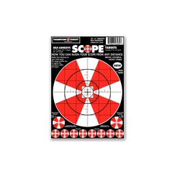[3030-250] Scope 6.5&quot;x9&quot; Adhesive Targets (Bulk 250 Pack)