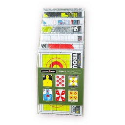 [7600-A] 7600-A Metal Display with 72 Units of 19&quot;x25&quot; Paper Targets 5/Pack