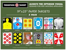[5700-A-Refill] 5700-A Display Product Refill (144 Units of 19&quot;x25&quot; Paper Targets 5/Pack)