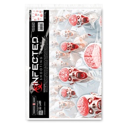 [2402-20] Infected Zombie Shooting Game 19"x25" Paper Targets (Retail 20 Pack)